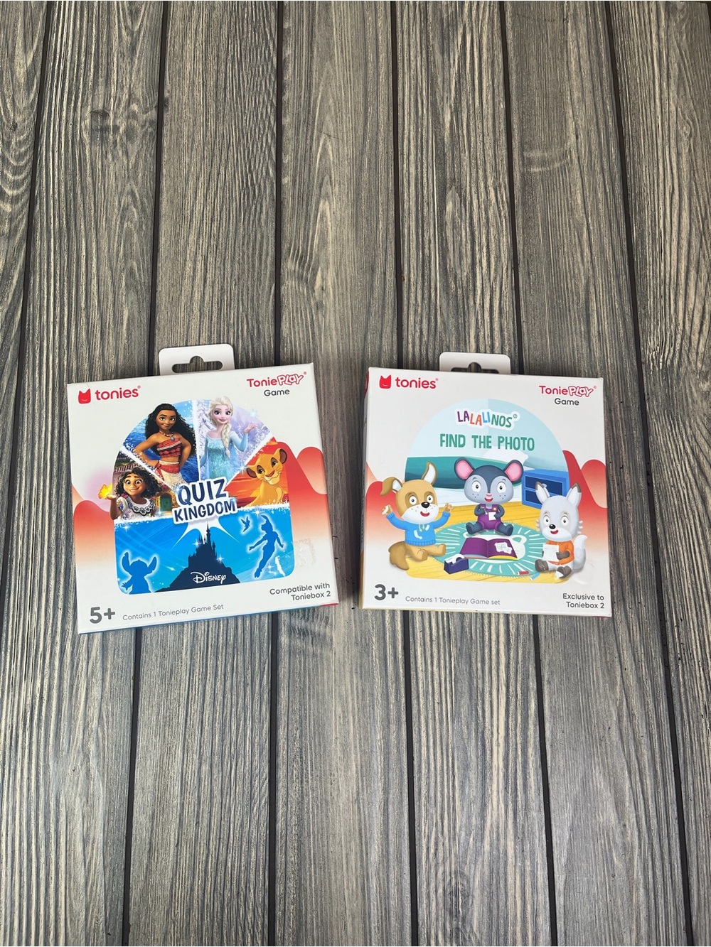 NEW Tonies Box 2 Tonies Play Games Bundle of 2